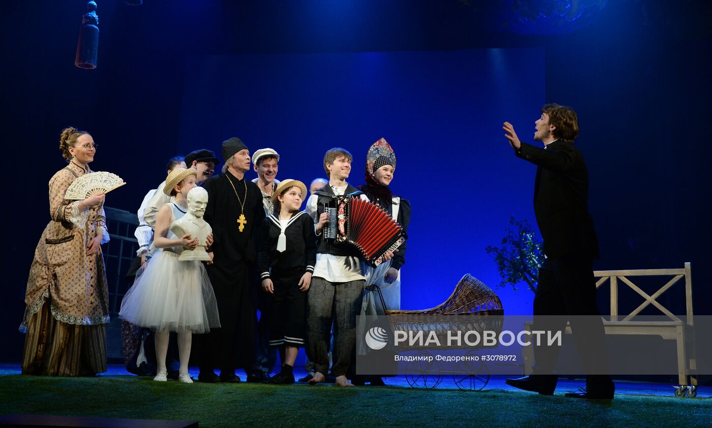 Прогон спектакля "Чайковский" в Театре им. М.Н. Ермоловой
