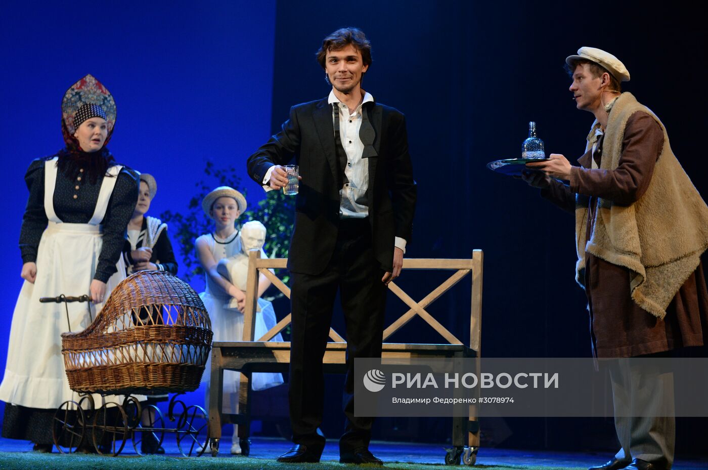 Прогон спектакля "Чайковский" в Театре им. М.Н. Ермоловой