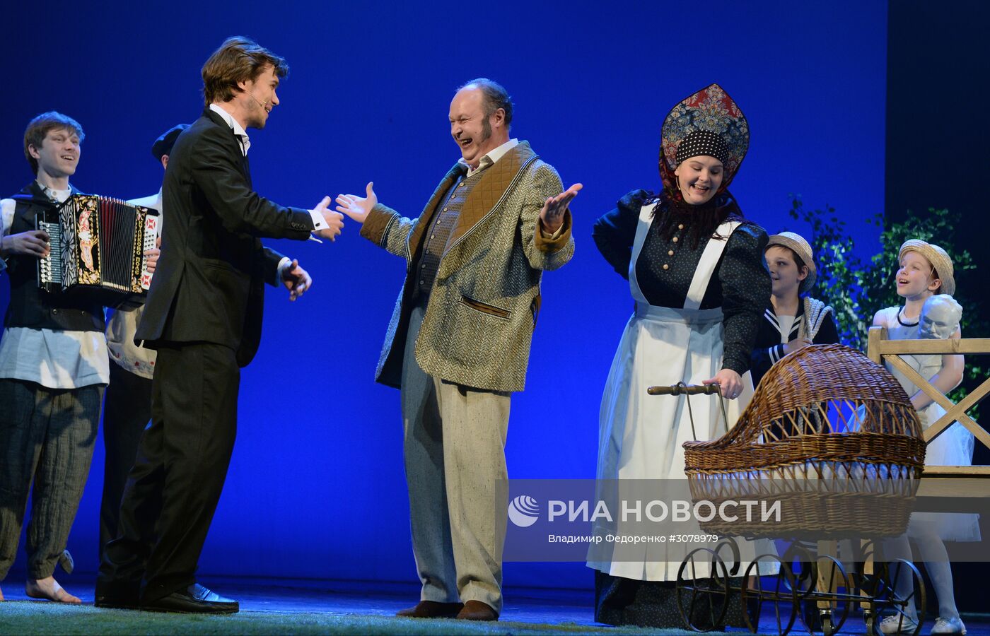 Прогон спектакля "Чайковский" в Театре им. М.Н. Ермоловой