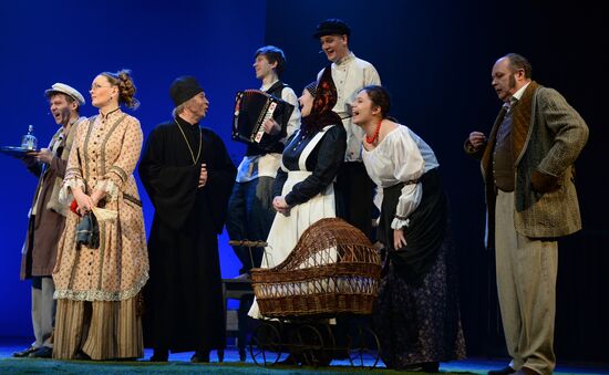 Прогон спектакля "Чайковский" в Театре им. М.Н. Ермоловой