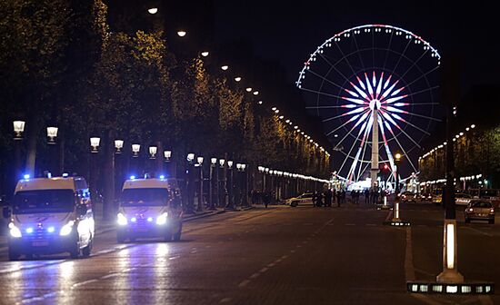 Последствия перестрелки в центре Парижа