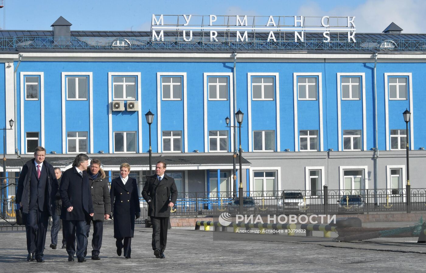 Рабочая поездка премьер-министра РФ Д. Медведева в Мурманск