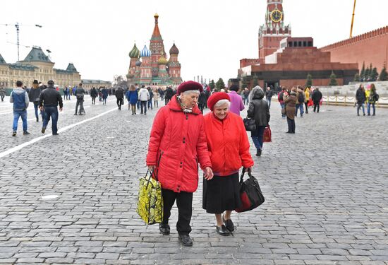 Красная площадь в Москве