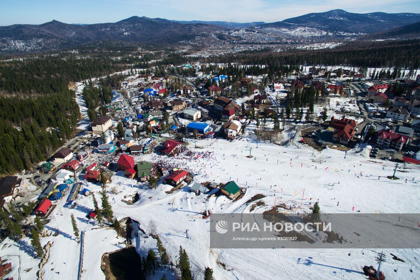 Горнолыжный курорт Шерегеш в Кемеровской области