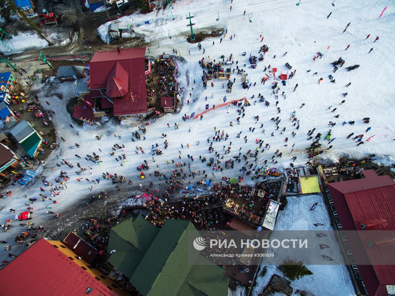 Горнолыжный курорт Шерегеш в Кемеровской области