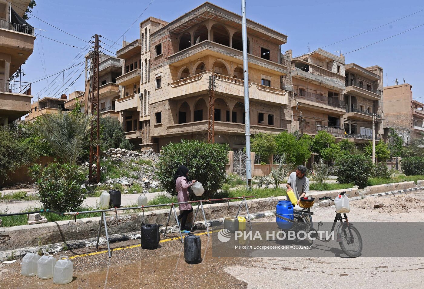 Ситуация в сирийском городе Дейр-эз-Зор