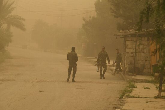 Ситуация в сирийском городе Дейр-эз-Зор