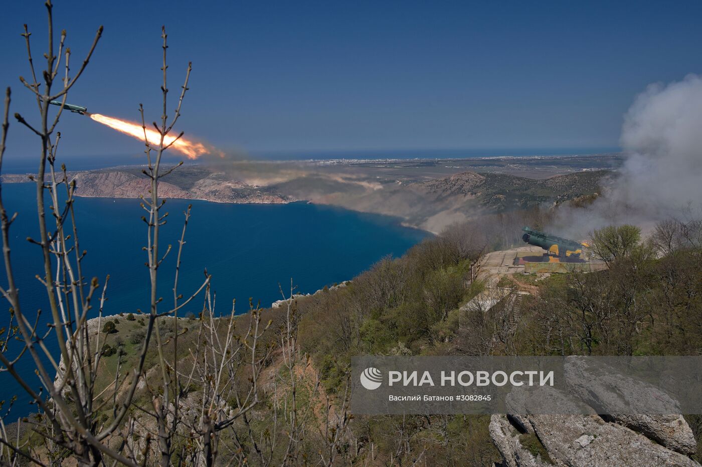 Тактические учения ЧФ РФ в Крыму