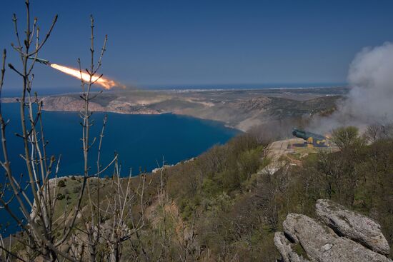 Тактические учения ЧФ РФ в Крыму