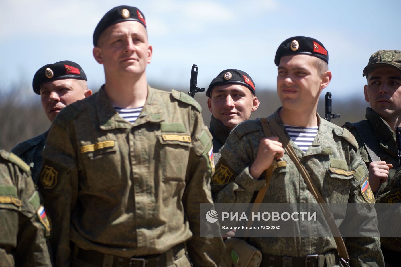 Тактические учения ЧФ РФ в Крыму