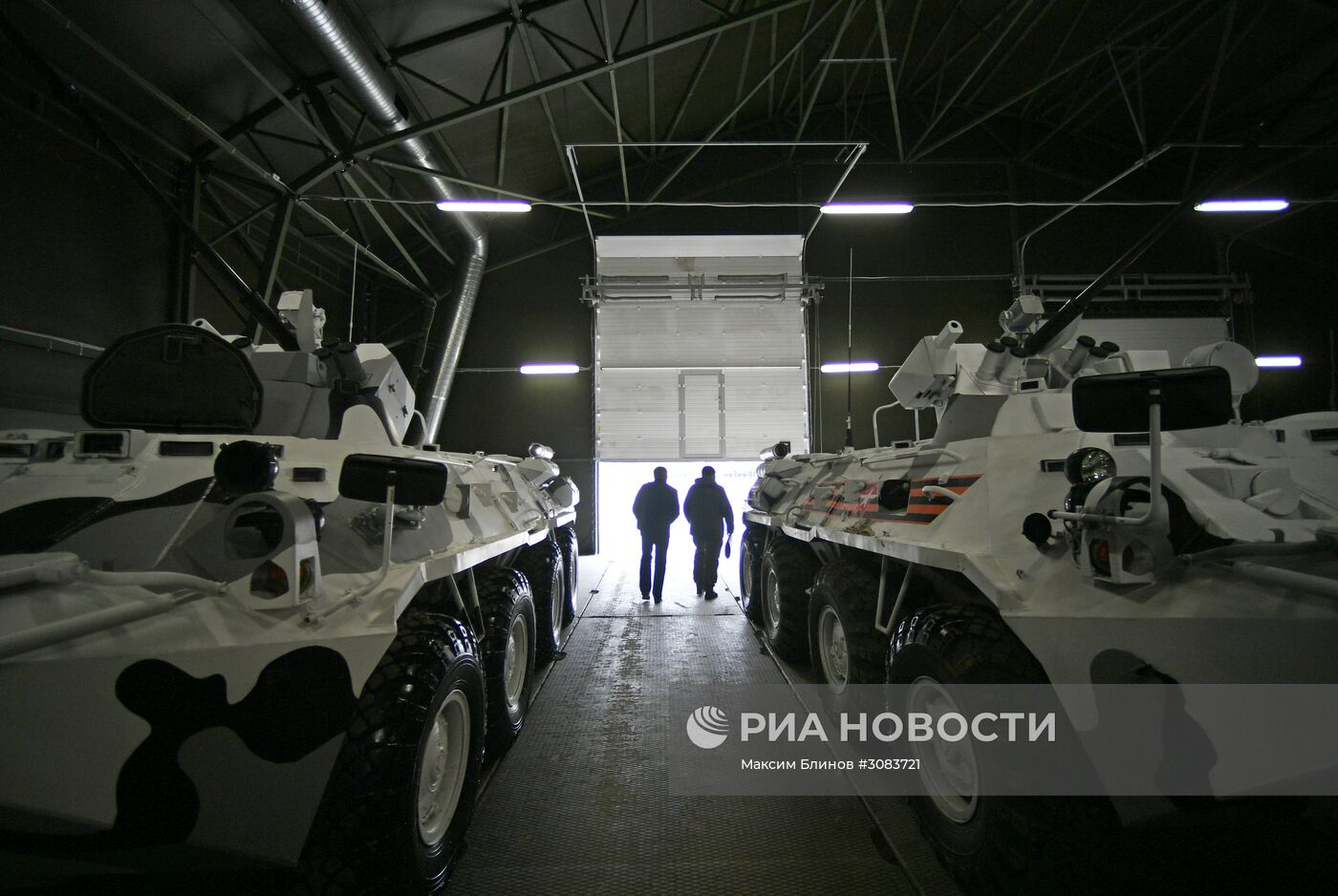 Подготовка военной техники, участвующей в Параде Победы