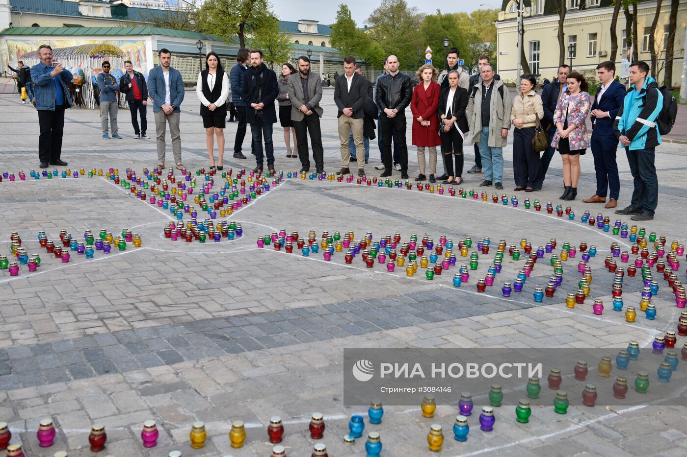 Акция памяти жертв аварии на Чернобыльской АЭС прошла в Киеве