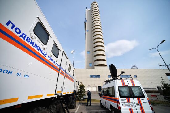 Учения МЧС в Казани