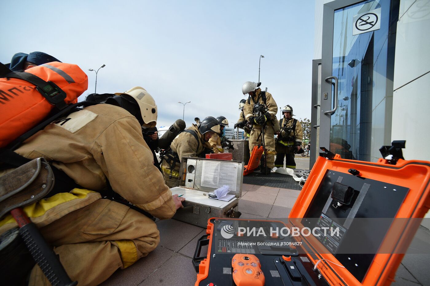 Учения МЧС в Казани