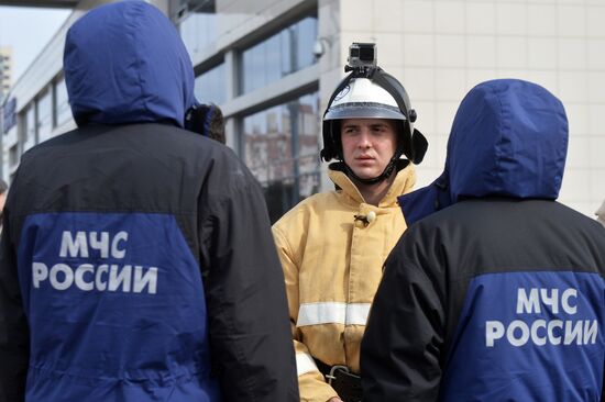 Учения МЧС в Казани
