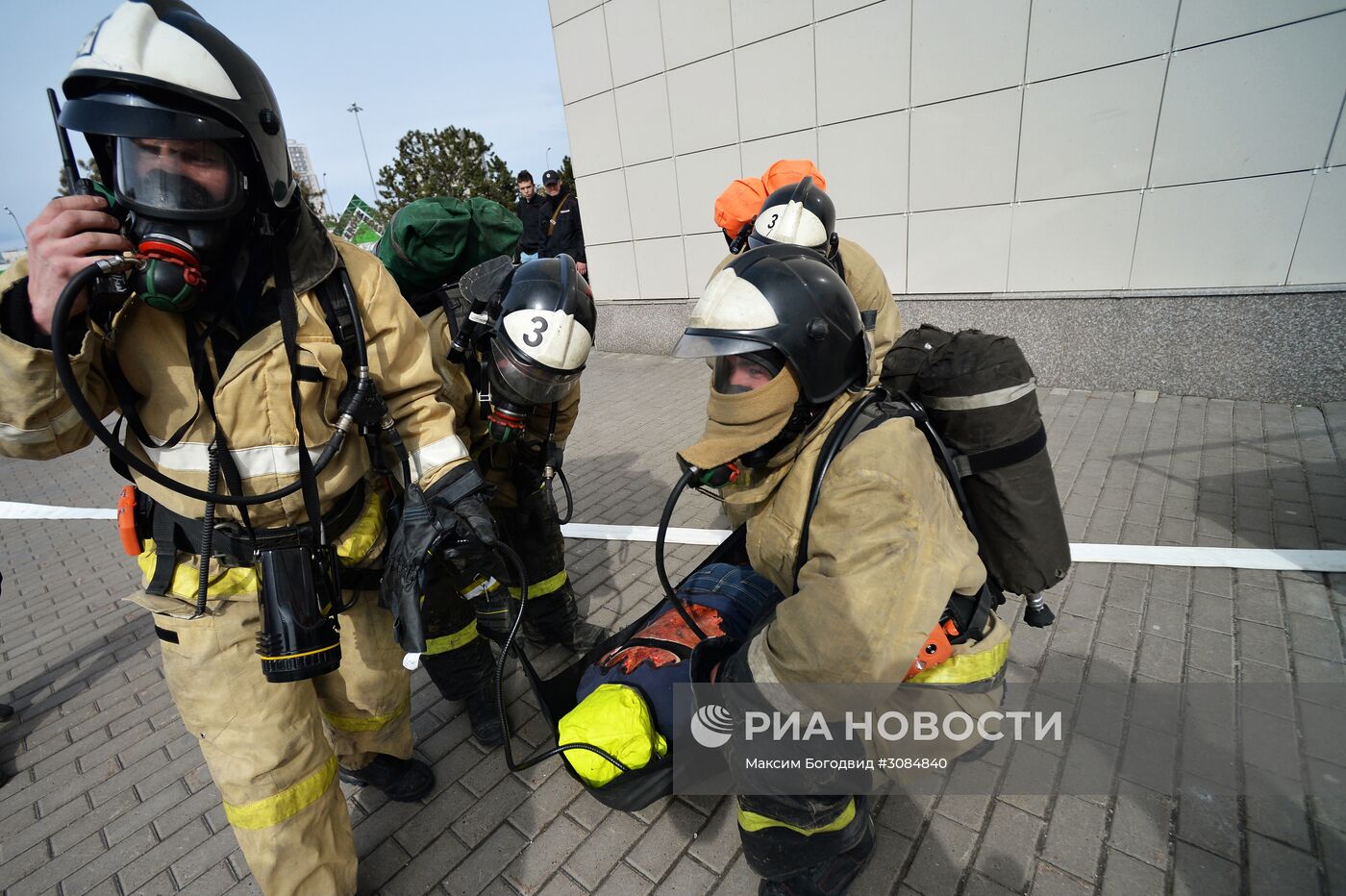 Учения МЧС в Казани