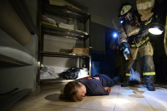 Учения МЧС в Казани