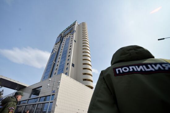 Учения МЧС в Казани