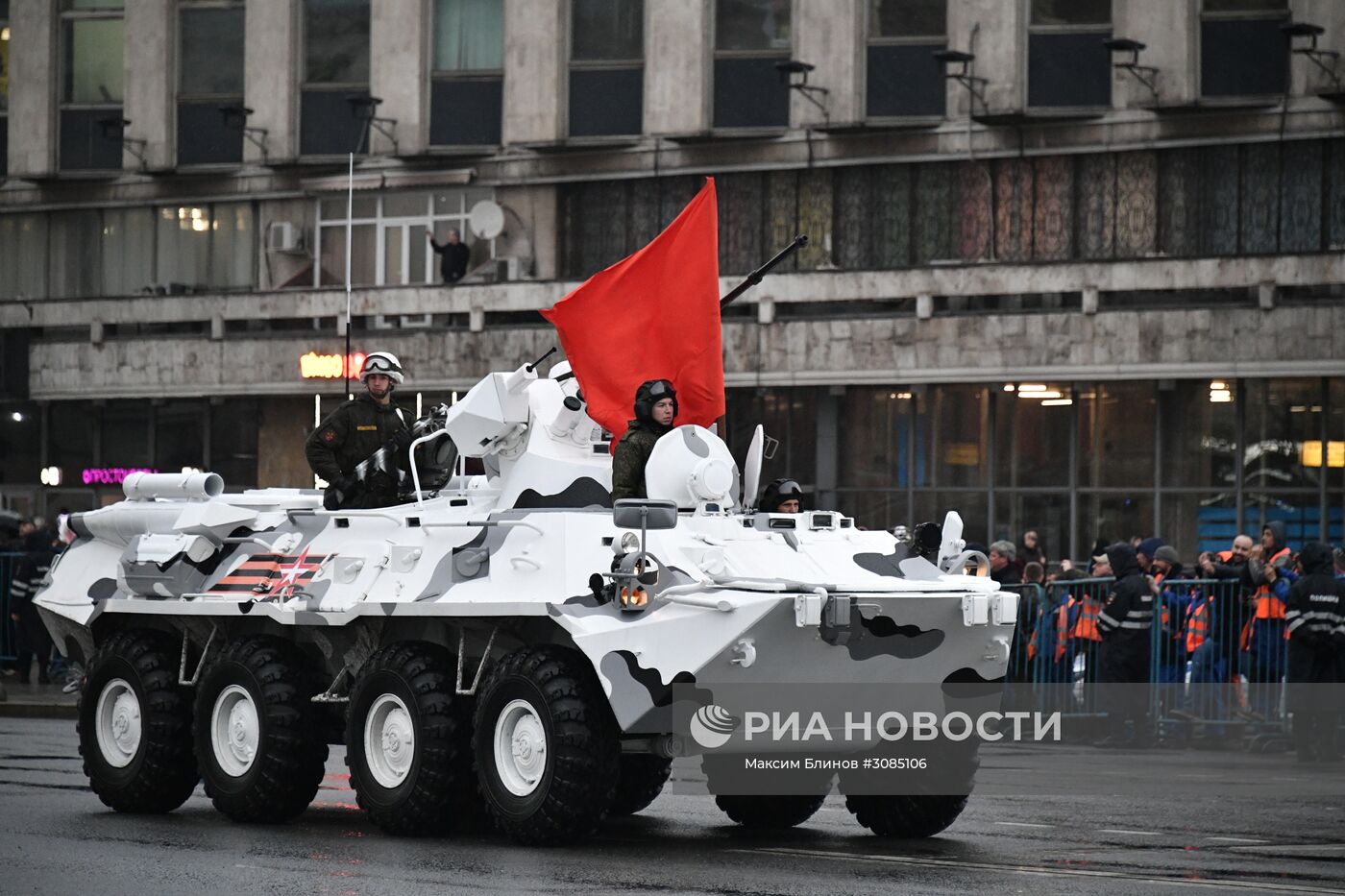 Подготовка к параду Победы в Москве