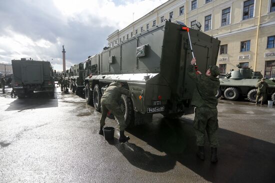 Репетиция парада Победы в Санкт-Петербурге