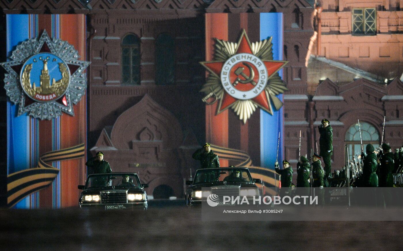 Репетиция парада Победы на Красной площади