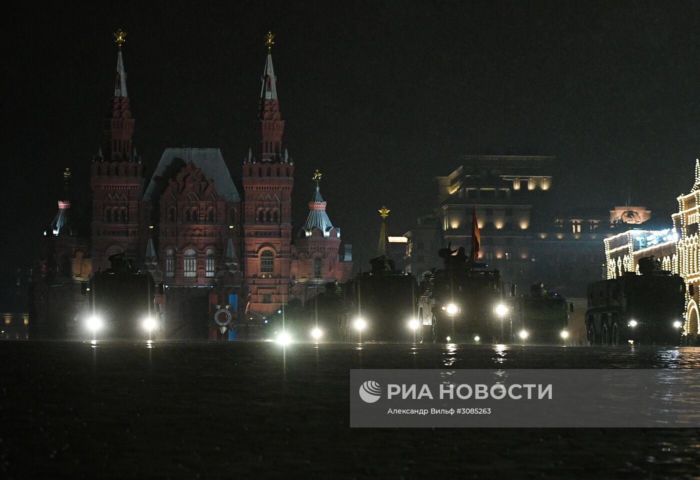 Репетиция парада Победы на Красной площади