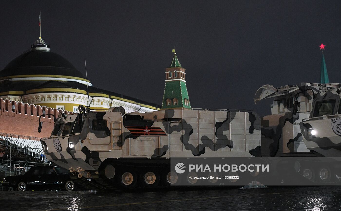 Репетиция парада Победы на Красной площади