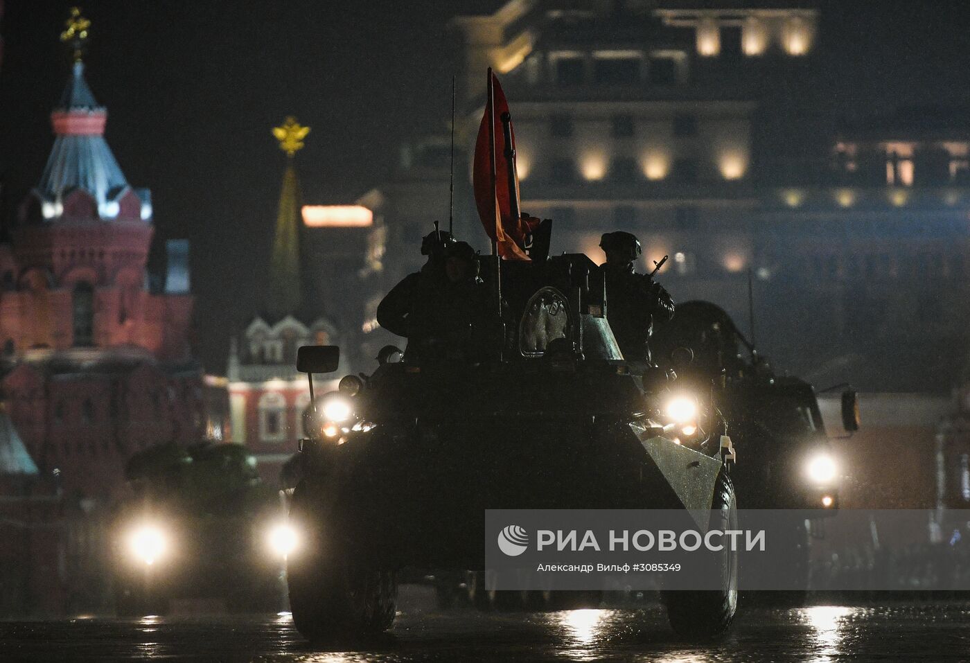 Репетиция парада Победы на Красной площади