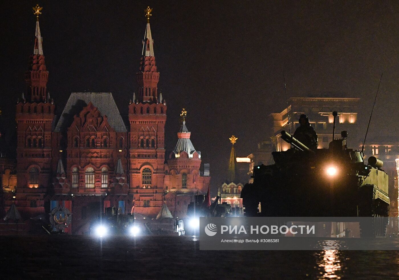 Репетиция парада Победы на Красной площади