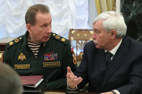 Президент РФ В. Путин провел заседание Совбеза РФ