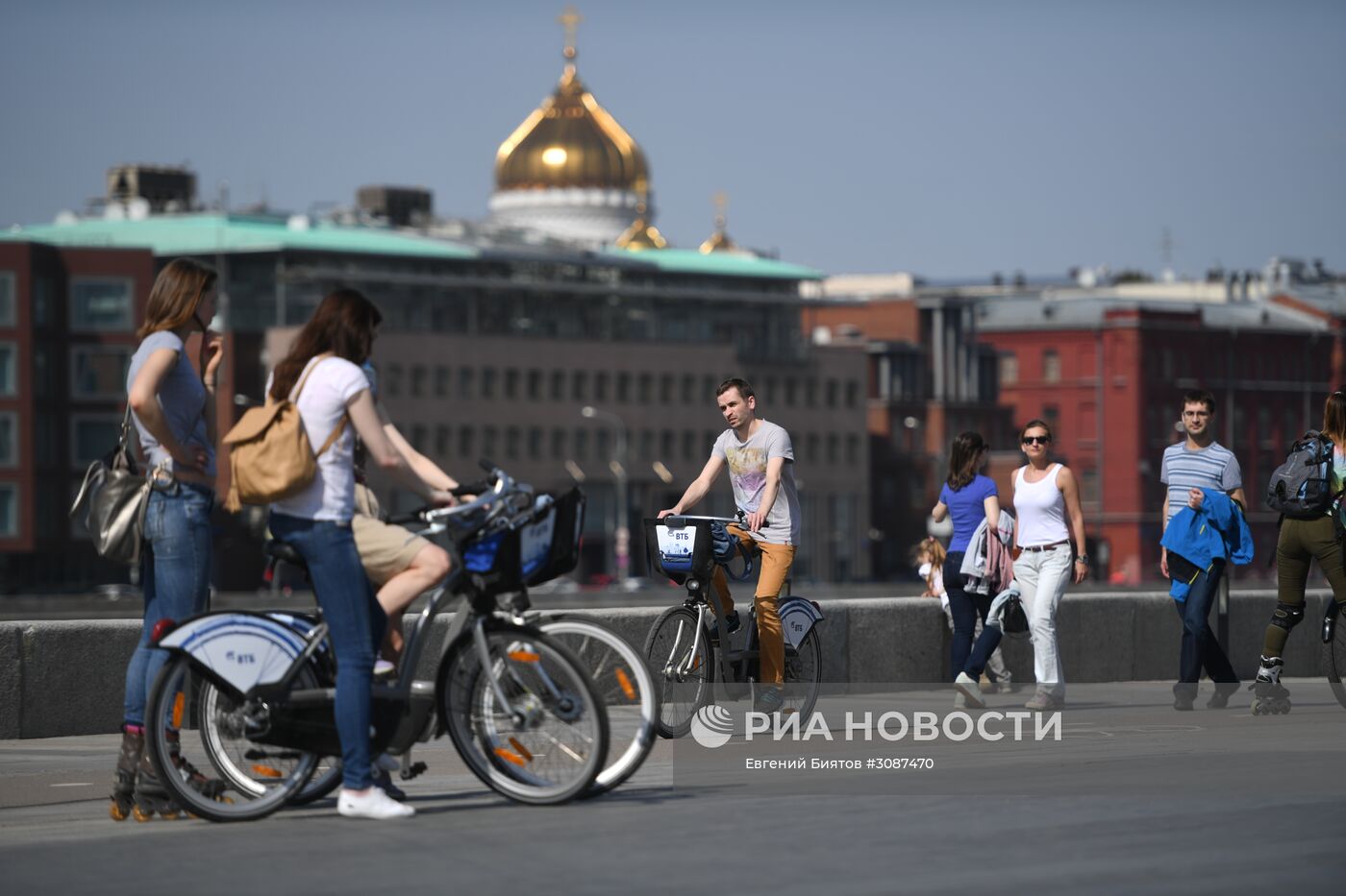 Открытие пунктов велопроката в Москве