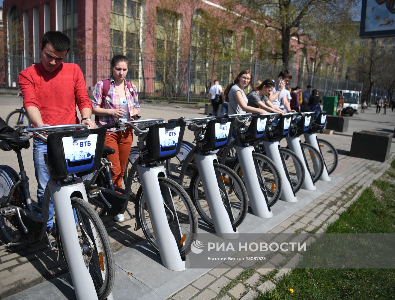 Открытие пунктов велопроката в Москве