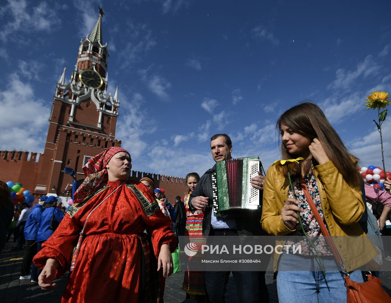 Первомайская демонстрация на Красной площади