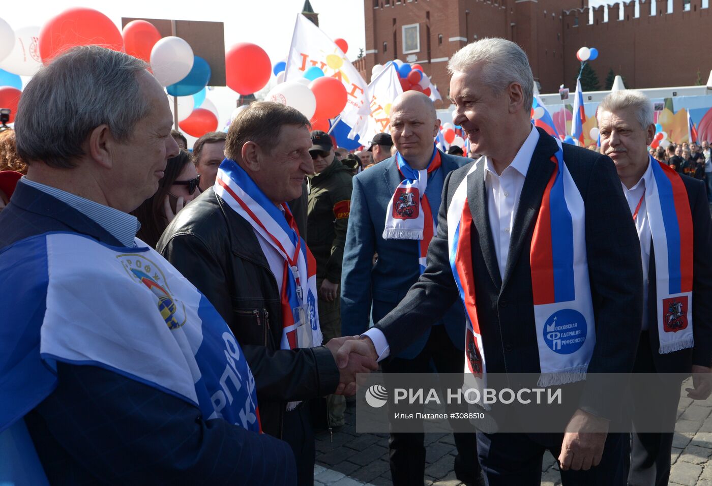 Первомайская демонстрация на Красной площади