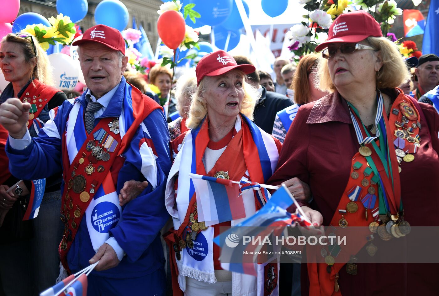 Первомайская демонстрация на Красной площади