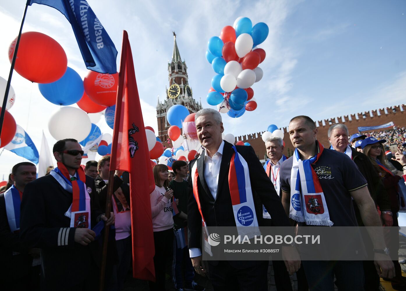 Первомайская демонстрация на Красной площади