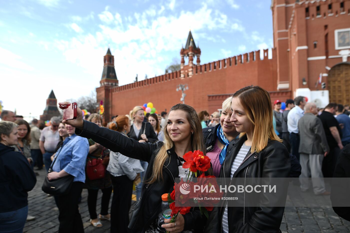 Первомайская демонстрация на Красной площади