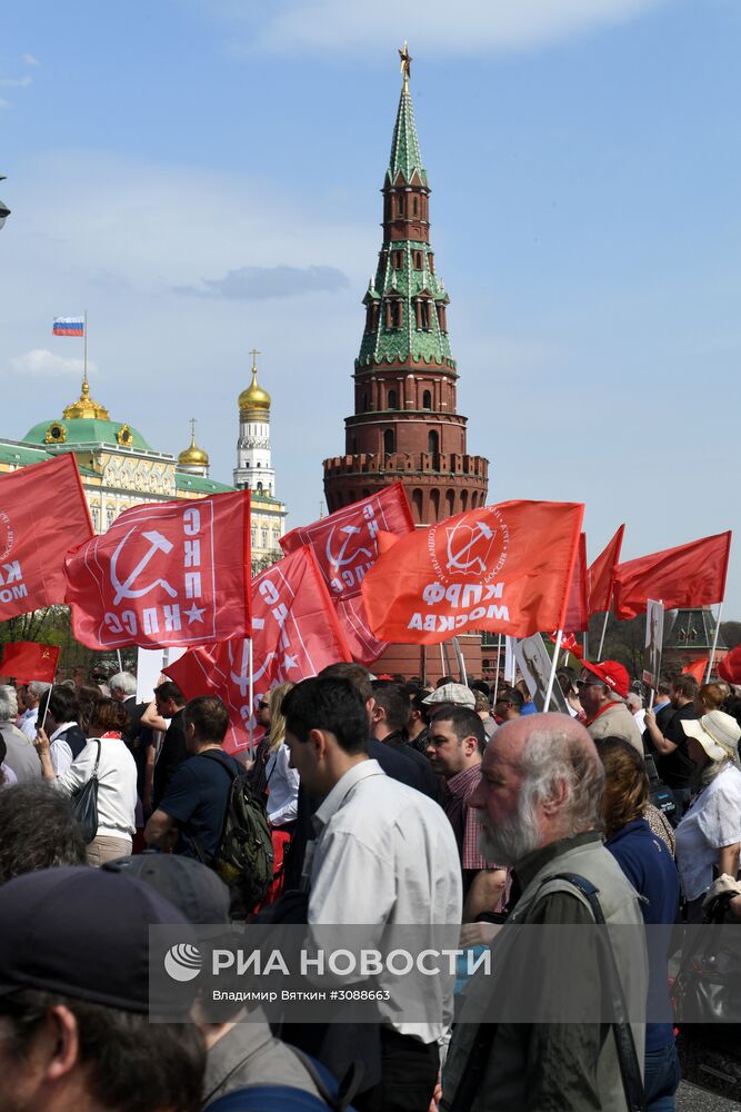 Шествие и митинг КПРФ