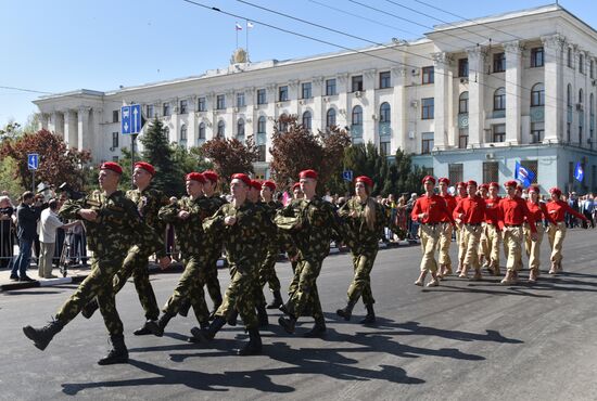 Первомайские демонстрации в городах России