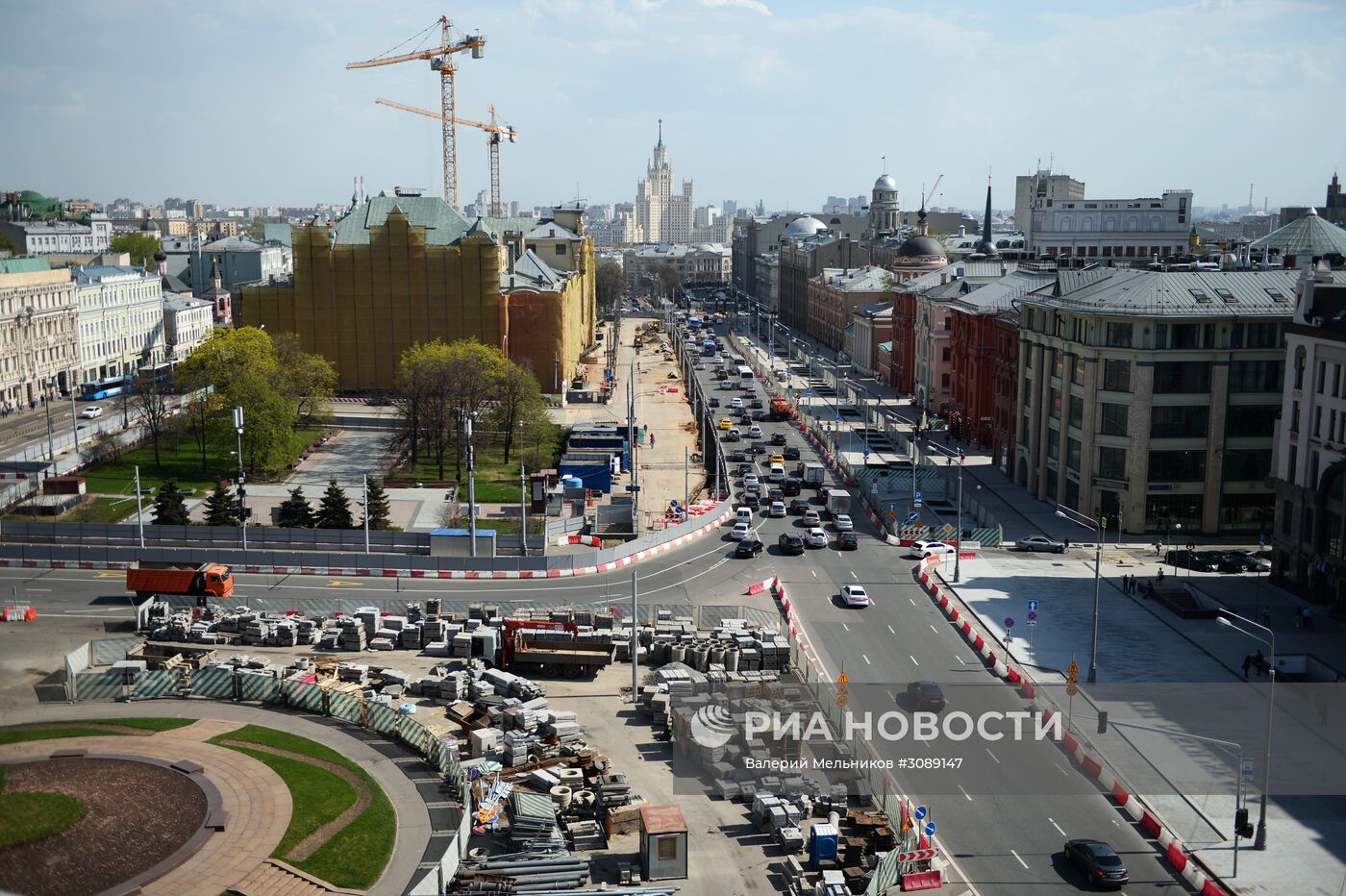 Благоустройство Лубянской площади в рамках программы "Моя улица"