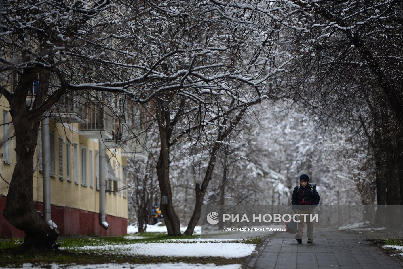 Майский снег в Новосибирске