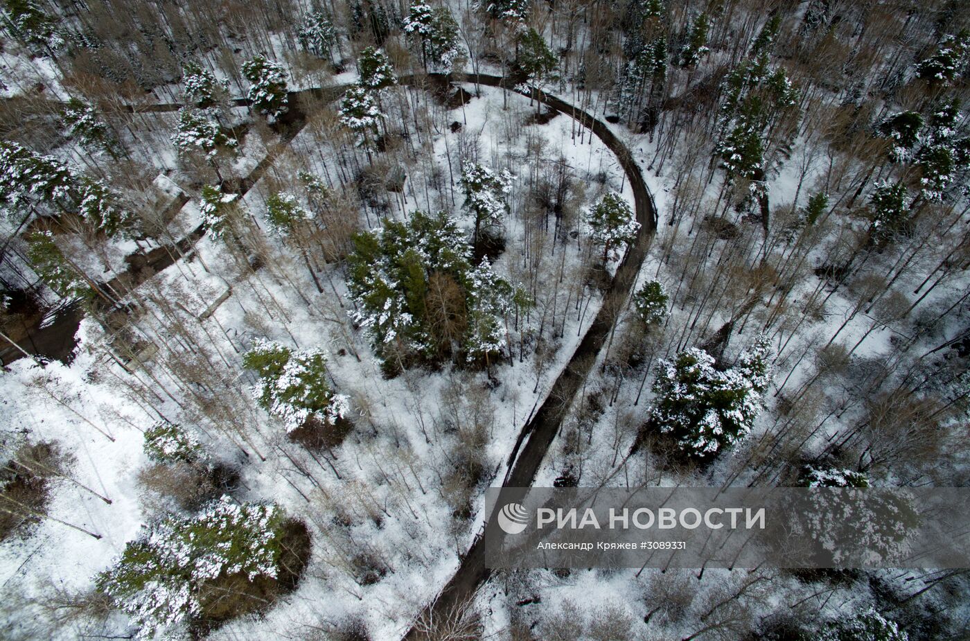 Майский снег в Новосибирске