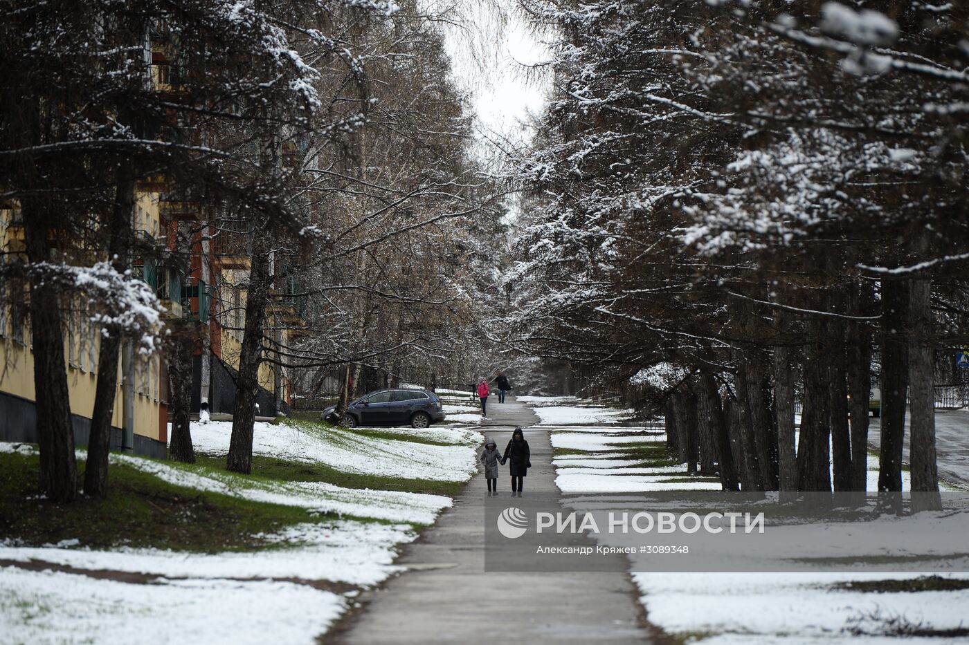 Майский снег в Новосибирске