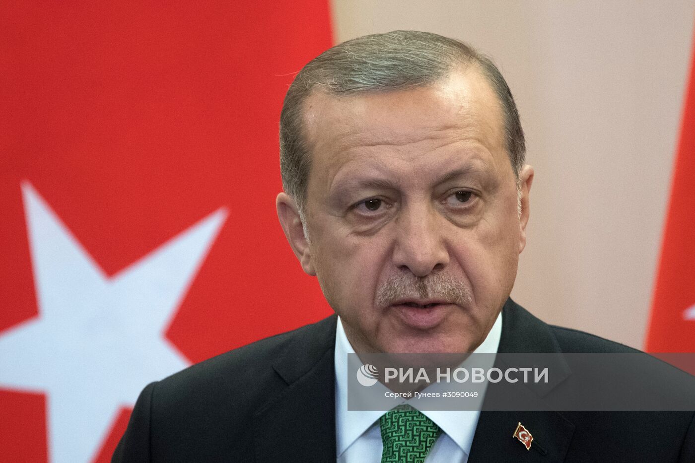 Встреча президента РФ В. Путина с президентом Турции Р. Эрдоганом