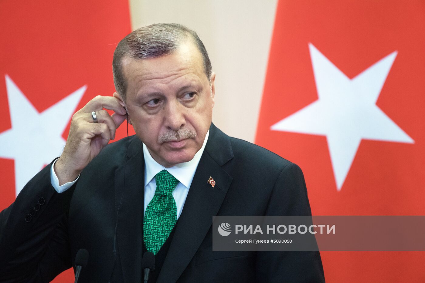 Встреча президента РФ В. Путина с президентом Турции Р. Эрдоганом