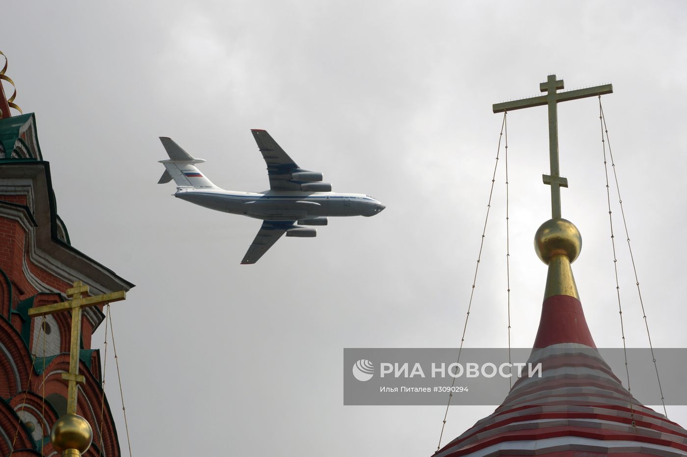 Репетиция воздушной части Парада Победы