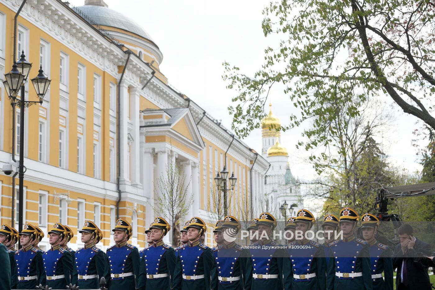 Церемония открытия креста в память о великом князе Сергее Александровиче в Кремле