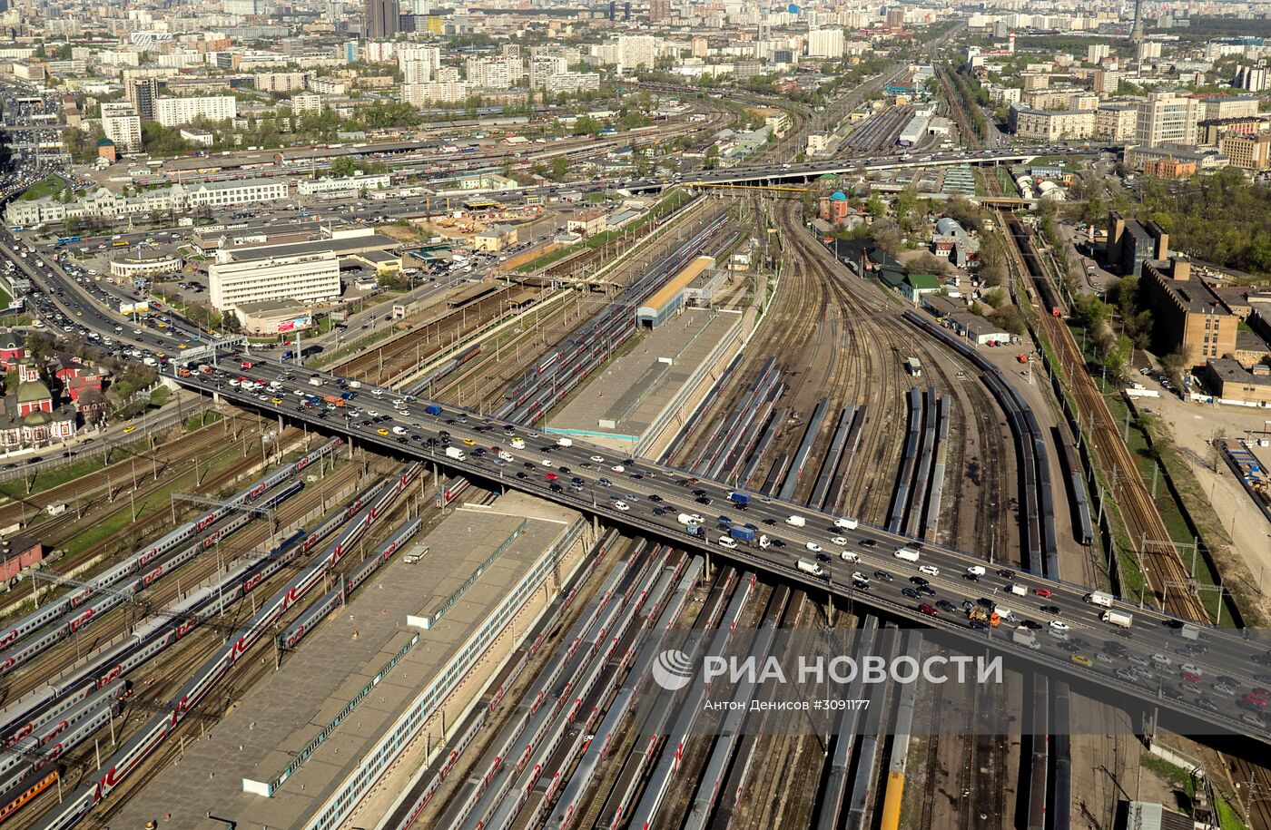 Рижская эстакада в Москве