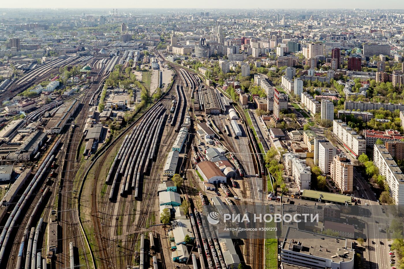 Рижская эстакада в Москве