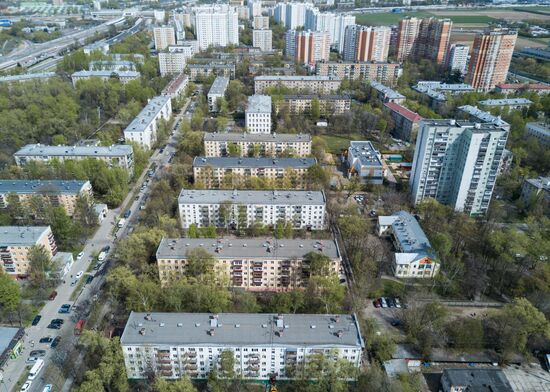 Пятиэтажные дома, включенные в программу реновации в Москве